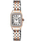 ფოტო #1 პროდუქტის Women's Milan Two-Tone Stainless Steel Watch 27.5mm