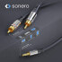 PureLink sonero S-AC600-005 - 3.5mm - Male - 2 x RCA - Male - 0.5 m - Black