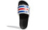 Фото #5 товара Шлепанцы спортивные Adidas Adilette Comfort Adjustable черно-белые