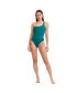 ფოტო #1 პროდუქტის Women's Solid One shoulder one piece swimsuit