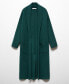 ფოტო #3 პროდუქტის Women's Pockets Detail Oversized Knitted Coat