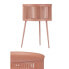 Side table Stripes Golden Terracotta Metal 40 x 57 x 40 cm