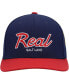 Фото #2 товара Men's Navy Real Salt Lake Team Script 2.0 Stretch Snapback Hat