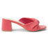 Фото #1 товара BEACH by Matisse Juno Block Heels Womens Pink Dress Sandals JUNO-661