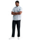 Фото #2 товара Men's Big & Tall Premium Comfort Stretch Classic-Fit Solid Flat Front Dress Pants