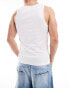 Фото #8 товара ASOS DESIGN 5 pack muscle fit vests in multiple colours