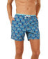 Фото #5 товара Men's The Fan Outs Quick-Dry 5-1/2" Swim Trunks with Boxer-Brief Liner