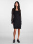 Фото #4 товара Вечернее платье slim fit pieces SALIRA черное 17143428
