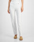 Фото #1 товара Women's Tummy-Control Pull-On Straight-Leg Pants, Created for Macy's