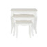 Set of 3 tables DKD Home Decor White Light brown 53 x 35 x 47 cm