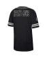 Men's Black Penn State Nittany Lions Free Spirited Mesh Button-Up Baseball Jersey