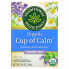 Фото #1 товара Травяной чай Traditional Medicinals Cup of Calm с лавандой и мятой, без кофеина, 16 чайных пакетиков, 24 г