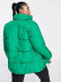 Фото #2 товара New Look Curve boxy puffer in green