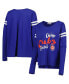 Women's Royal Chicago Cubs Free Agent Long Sleeve T-shirt