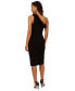 ფოტო #2 პროდუქტის Women's Ruffle Asymmetric Midi Dress