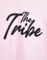 In The Style The Tribe bridal t-shirt in baby pink