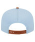 ფოტო #4 პროდუქტის Men's Light Blue/Brown Detroit Pistons 2-Tone Color Pack 9fifty Snapback Hat