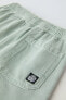 Twill bermuda shorts