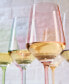 Colored Wine Glasses, Multicolored, 12 oz Set of 6
