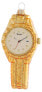 Herrenuhr in Gold 10,5cm aus Glas