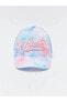 Renkli Aloha Yazı Nakışlı Kız Çocuk Kep Şapka