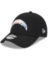 Фото #3 товара Men's Black Los Angeles Chargers 2023 NFL Crucial Catch 9FORTY Adjustable Hat