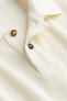 Фото #5 товара Slim Fit Waffled Polo Shirt