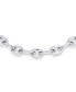 ფოტო #3 პროდუქტის Unisex .925 Sterling Silver Nautical Anchor Link Puff Mariner Chain Bracelet For Women 6MM Wide 7 8 Inch