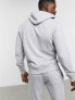 New Balance small logo hoodie in grey