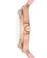 Women's Lennox Three-Hand Blush Silicone Strap Watch, 43mm