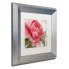 Color Bakery 'Apricot Peonies Ii' Matted Framed Art, 11" x 11"