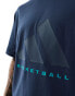 adidas Basketball unisex t-shirt in blue