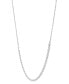 ფოტო #3 პროდუქტის Diamond Bezel Collar Necklace (1/2 c. t.w.) in 10k White Gold, 14" + 3" extender
