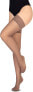 Annes Styling Sila 40 Denier Women's Lace Thigh High Opaque Hold-Ups Nylon Stockings with Invisible Silicone