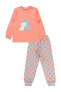Kız Çocuk Pijama Takımı 10-13 Yaş Okyanus Mercanı