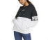 Фото #1 товара Puma Power Colorblock Pullover Hoodie Womens Size XS Casual Athletic Outerwear