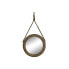 Фото #1 товара Настенное зеркало Home ESPRIT Коричневый Деревянный Веревка Колониальный шары 38 x 4 x 72 cm