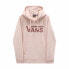 Толстовка с капюшоном женская Vans Drop V Logo Розовый
