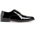 Фото #2 товара Men's Tuxedo Cap-Toe Oxford Patent Leather Dress Shoe