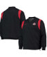 ფოტო #1 პროდუქტის Men's Black Ohio State Buckeyes Rev Pullover Windbreaker Jacket