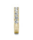 ფოტო #5 პროდუქტის Moissanite Channel Band 1-1/10 ct. t.w. Diamond Equivalent in 14k Gold