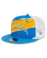 Фото #2 товара Men's Powder Blue Los Angeles Chargers Tear Trucker 9FIFTY Snapback Hat