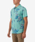 Фото #3 товара Men's Oasis Standard-Fit Botanical-Print Button-Down Shirt