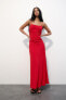 Фото #1 товара Платье в бельевом стиле с драпировкой ZARA
