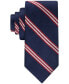 ფოტო #1 პროდუქტის Men's Twill Bar Stripe Tie