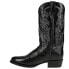 Dan Post Boots Milwaukee Embroidered Round Toe Cowboy Mens Black Casual Boots D