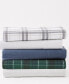 Фото #3 товара Super Soft 165 GSM Cotton Flannel 3 Piece Sheet Set, Twin