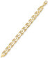 ფოტო #4 პროდუქტის Men's Mariner Link Chain Bracelet (13.5mm) in 14k Gold-Plated Sterling Silver
