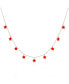 Фото #1 товара Coral Star Dangle Necklace 14K Gold