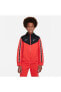 Фото #1 товара Sportswear Repeat Full-Zip Hoodie Çocuk Kırmızı Sweatshirt DZ5622-696